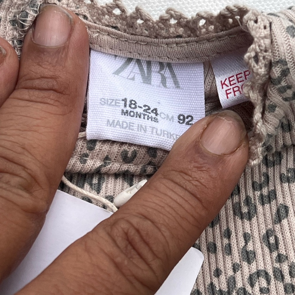 Zara Baby Cheetah Printed Dress NWT - Picture 7 of 8